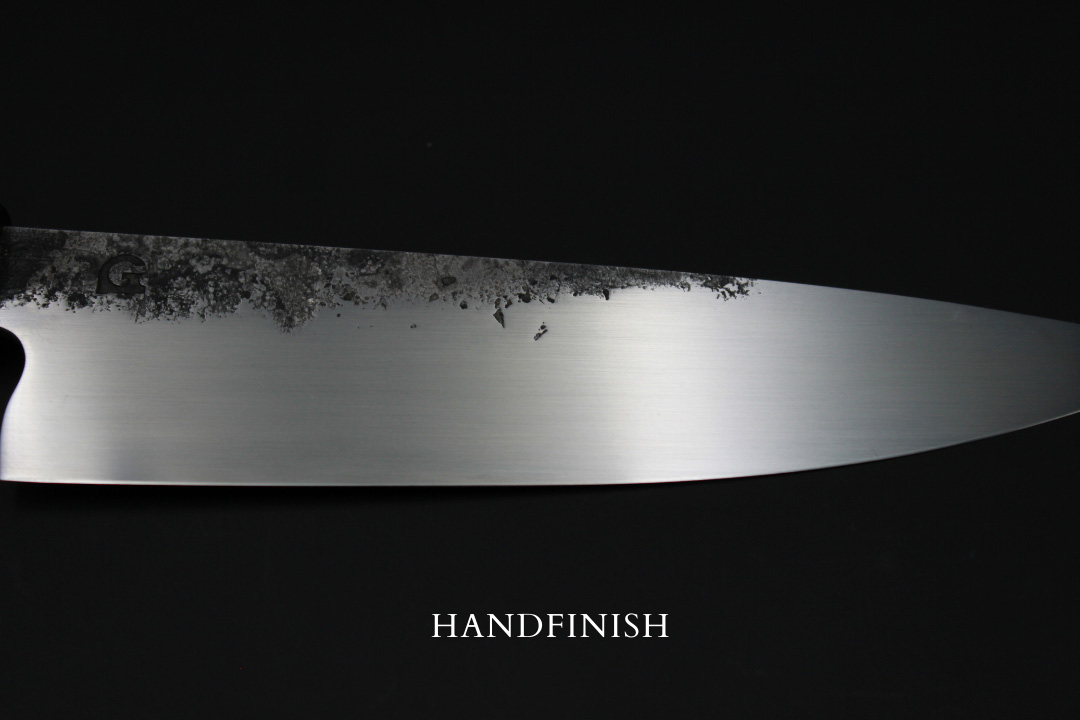 Monostahlklinge mit Handfinish